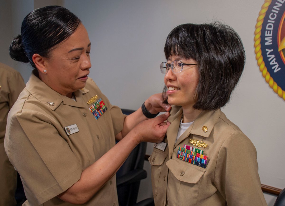 #ICYMI: Congratulations to <a href="/USNavy/">U.S. Navy</a> Capt. Hoan Nghiem on her promotion! Nghiem is no stranger to difficult deployments and demanding job assignments. It’s those experiences that helped her “put the bite in the fight.” Learn more: bit.ly/470mPus