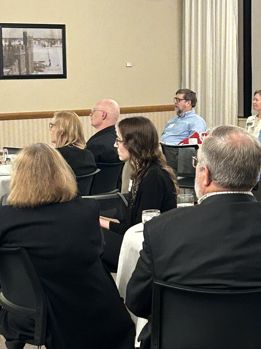 cristikempf's tweet photo. Such an honor to hear from @iamMikeSpikes from @NorthwesternU @MedillSchool as @NINA_for_news recognizes award-winning journalists at our annual banquet at @NIUlive. #journalism https://t.co/csQ3rfWLQf