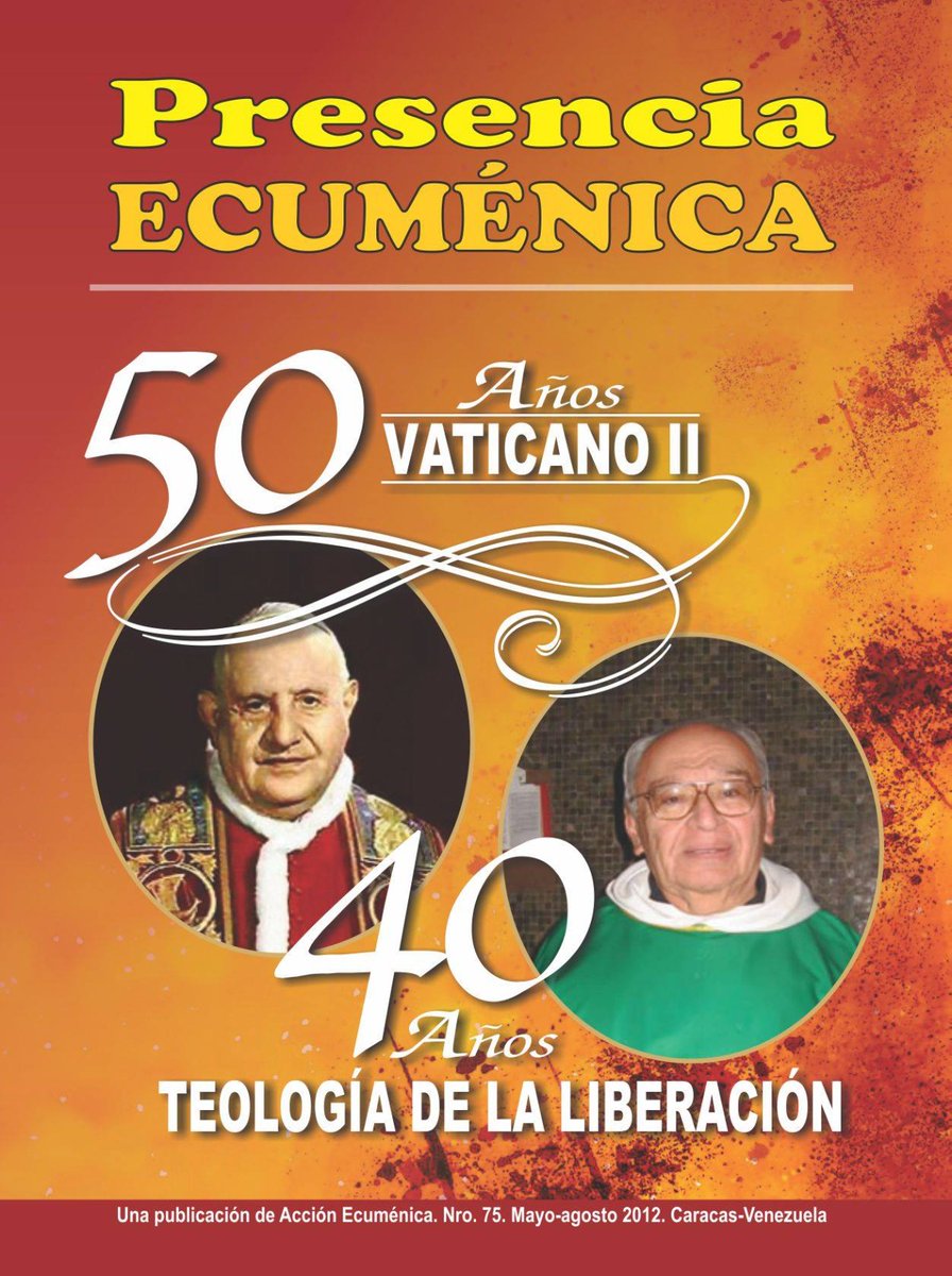 En el contexto de la muerte del teólogo Gustavo Gutiérrez, compartimos un número de la revista Presencia Ecuménica (2012), alusiva a la teología latinoamericana, la cual pueden descargar en nuestro sitio web.                                              
aecucedir.org.ve/revista/numero…