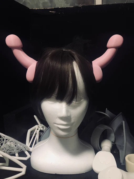 ちんぽ角完成しました後ほどBOOTHで少部数(3セットくらい)販売予定ですので続報お待ちください 
