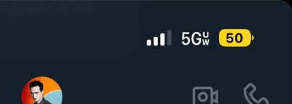 altier_r's tweet photo. @mayahiga @Misterarther bruh got 5G UWU, and how the hell is your phone full battery at 50%..? https://t.co/eyIyztRb8w