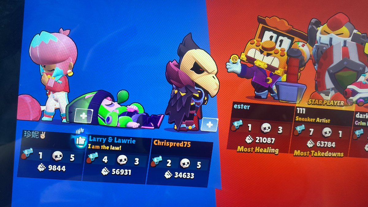 LarryNLawrieFan's tweet photo. Why can’t I just get a good bibi on my team. This dude became a bot once the other team got 5 gems. https://t.co/3nfiq4zvqE