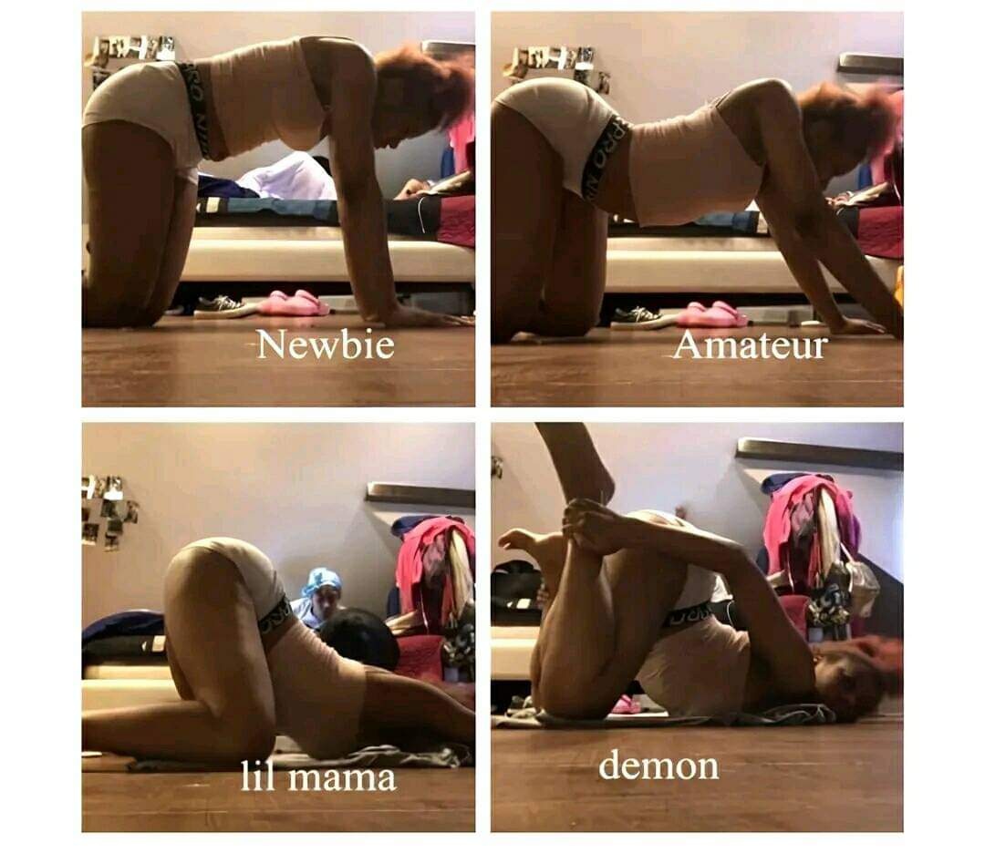 unique_funposts's tweet image. Nobody:

Evolution of d*ggy style positions😂😂😂