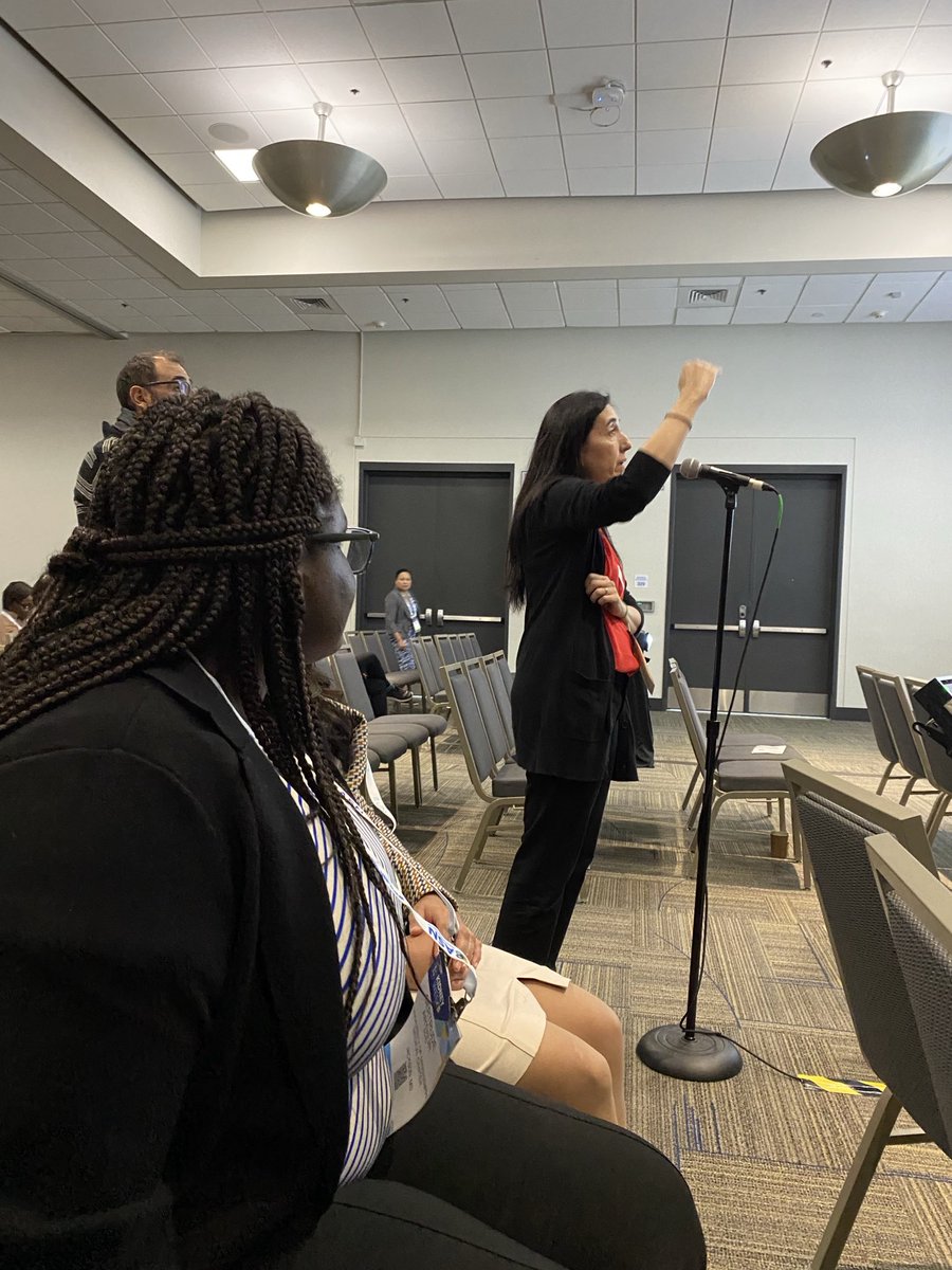 Proud moment! #KiraboLab ⁦<a href="/jmafolabi/">Jeremiah M. Afolabi DVM., Ph.D.</a>⁩ is presenting groundbreaking research on the role of ER stress in salt-sensitive hypertension in humans at #ASN24 today! #Hypertension #CVD <a href="/ASNKidney/">American Society of Nephrology</a> great discussion ⁦<a href="/Carmendemigue12/">Carmen De Miguel, PhD, MS, FAHA</a>⁩ ⁦<a href="/drtmitchell/">Tanecia Mitchell, PhD</a>⁩