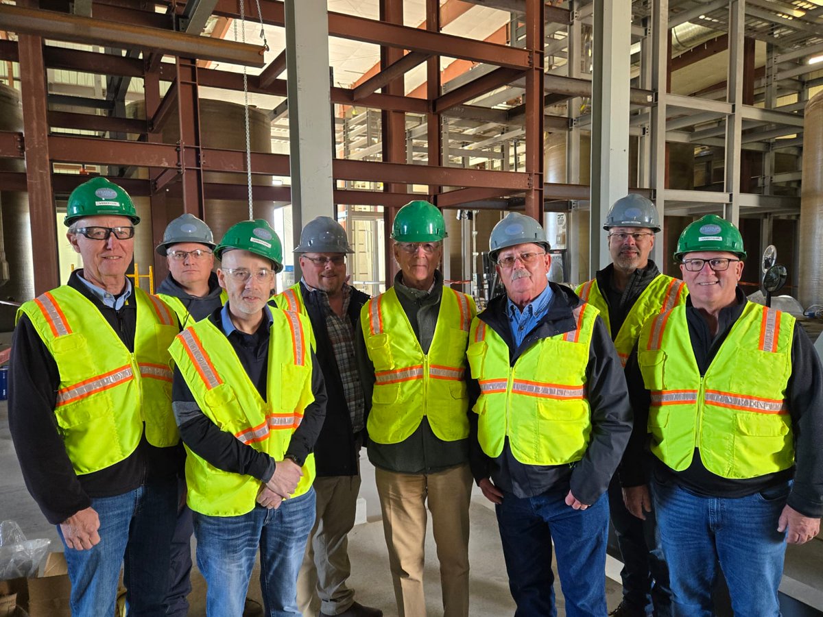 PEN_Energy's tweet image. This week, $PEN had the pleasure of welcoming our Board of Directors to site, providing a comprehensive tour of the plant and highlighting the significant progress made ahead of the upcoming #uranium production restart.