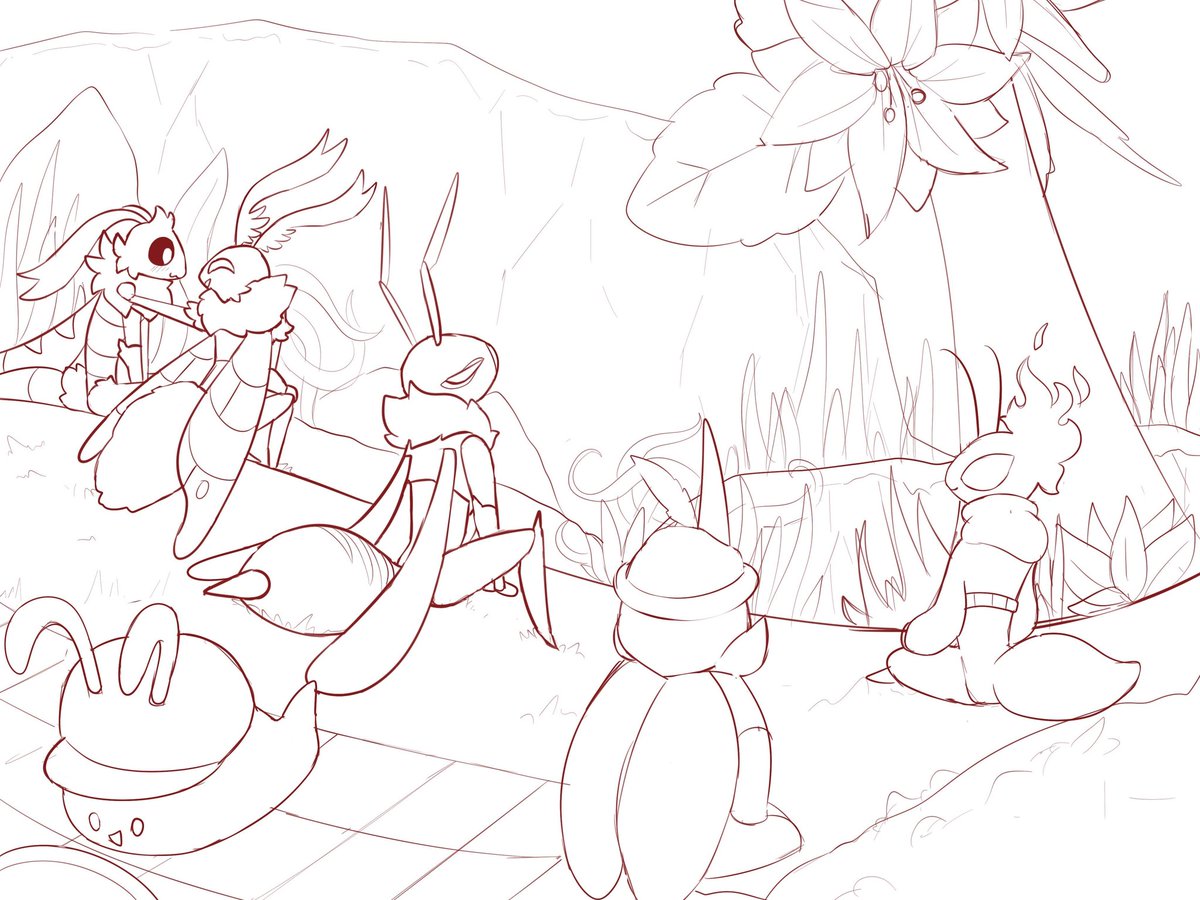 Uh, anyway...

Here is art of my close Bug Fables friends :D
