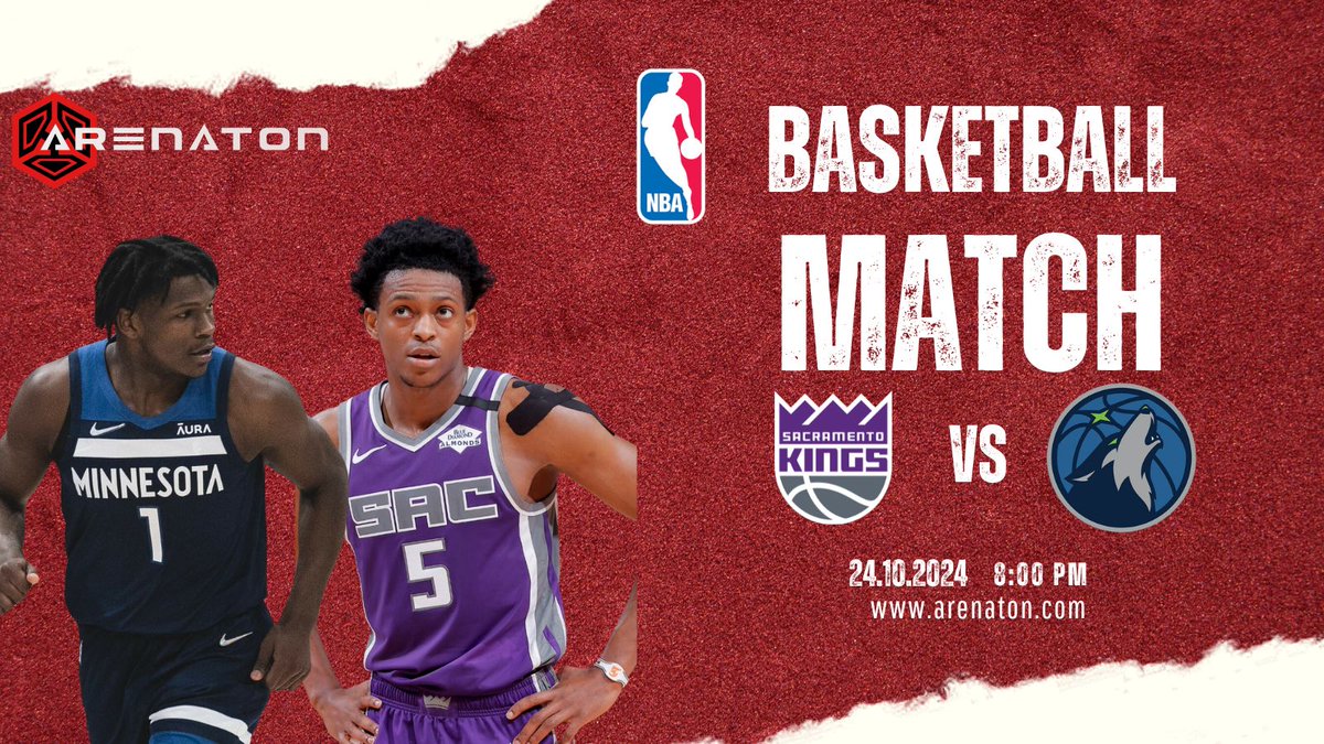 ArenatonVUND's tweet photo. Instant $ATON airdrop logging with X!
✅ 100% Commissions to ATON Holders
🏀 Sacramento Kings 🔴 VS 🔵 Minnesota Timberwolves
⚔️ USA: NBA
https://t.co/Yk3GUwiopr
#NBA #Basketball #ATON #Arenaton #MomiosDinámicos @SacramentoKings @Timberwolves https://t.co/AN6bWv3De3