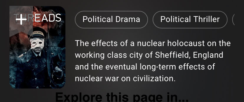 mandersoncooper's tweet photo. I am the luckiest person with too many blessings (dislike word but cannot find substitute presently) but also it’s been a challenging day emotionally
AND SO
I am overwhelmingly grateful I forgot I had this gem on my watchlist 😻
#coldwar #horrorfan #distractme https://t.co/RCq4XWyJkv