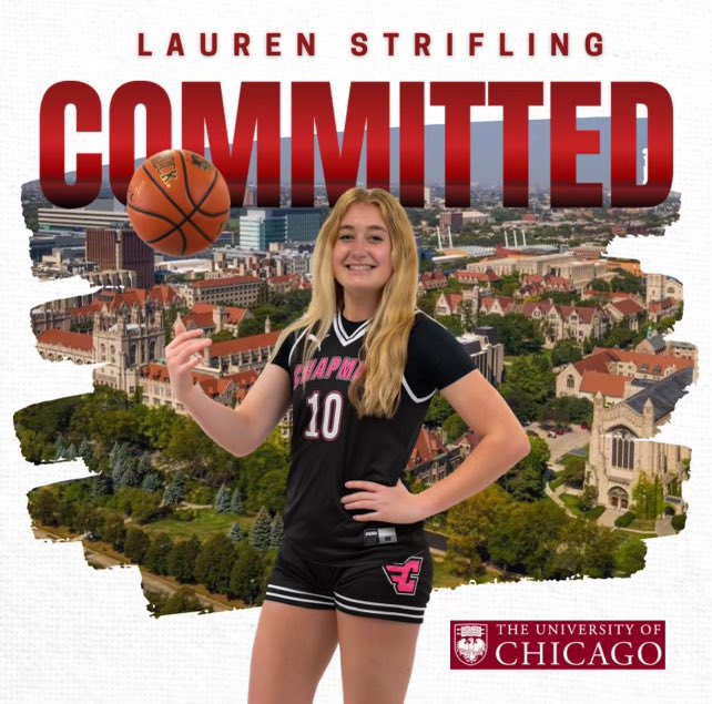 lstrifling2025's tweet photo. Committed!! Go Maroons!!♥️ @UChicagoWBB @mbilek22 @joechap32 @academy_chapman https://t.co/gzoVV2HDOJ