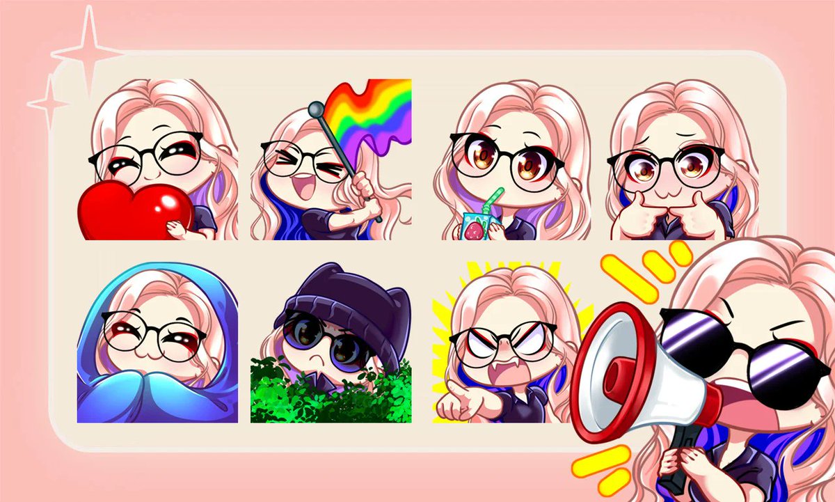 Alissa_Artist01's tweet image. TWITCH EMOTES PACK 👨‍🦲

INSTANT DOWNLOAD 👇

Send me a DM if you want to inquire about commissions💌

#Twitch #TwitchEmotes #Emotes #Stream #auronplay #ibai #MrBeast #rubius #xqc #thegrefg #anime #manga #otaku #kawaii #baldhead #elxokas #stream