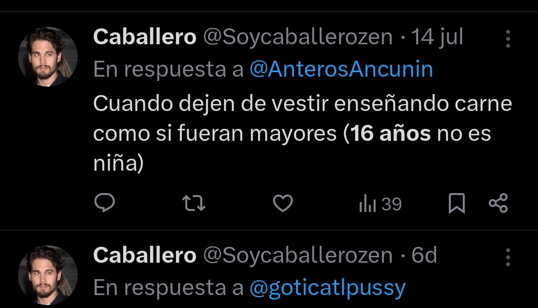 EmmanuelGM13's tweet photo. @Soycaballerozen El problema es que, sí eres un pedófilo https://t.co/4rZedZR1cT