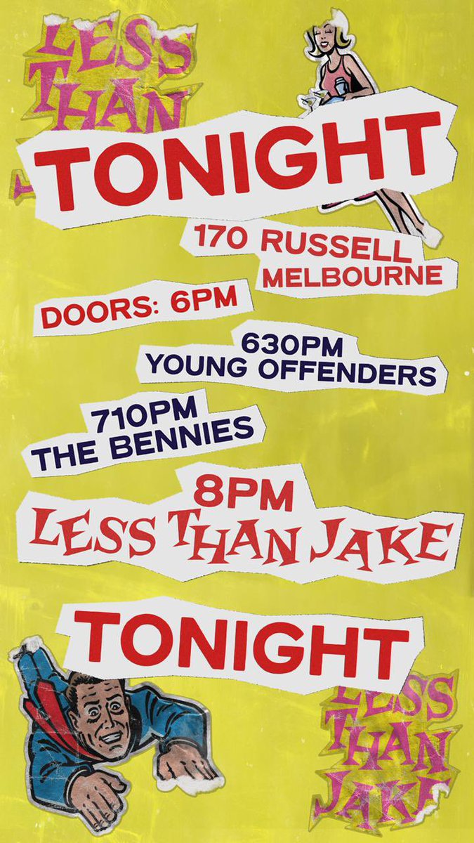 LessThanJake's tweet photo. MELBOURNE. TONIGHT. WE ARE HERE. https://t.co/DBoLZQzmAD https://t.co/zNqI9vm6vT