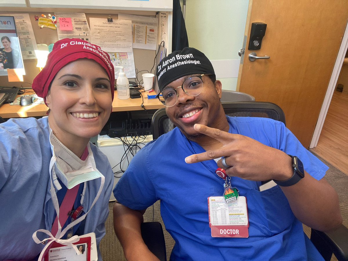 Nothing but 💗 with this amazing team! Big shout out to Dr. Aaron Brown and all the amazing residents at <a href="/stanfordanes/">Stanford Anesthesiology</a> ‼️🙌🏼🩺🧑🏽‍⚕️👩🏻‍⚕️🥼🦄🌈💖