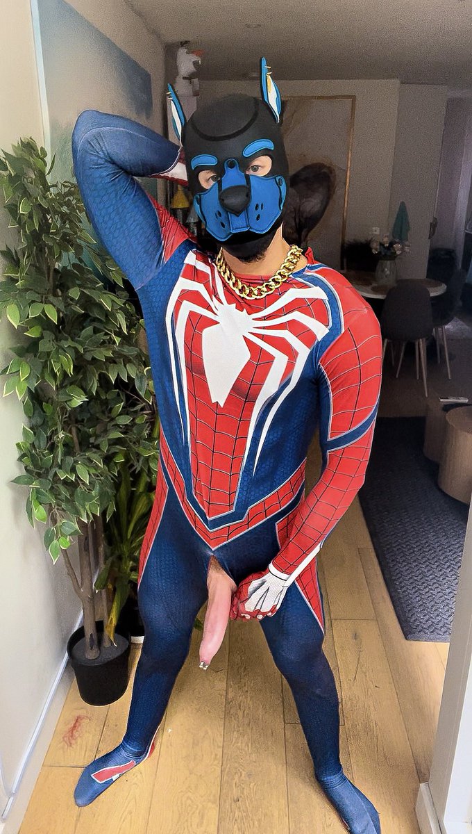 thepuppearce's tweet photo. Oh no my Spidey senses are tingling 💦 https://t.co/OA73TE1hIA