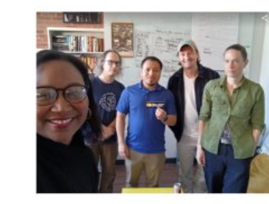 SherryAntoine7's tweet photo. Pics: #HackHackers #AiHackathon for #Equity Tackling #Bias in #Ai Sat @TheRealNews. One thing about a good #hackathon, it effectively brings people, often strangers, and ideas together to create focused teams of dialed problem solvers. Faces are missing but go team #WhyNotYellow! https://t.co/YsNTyA9tss