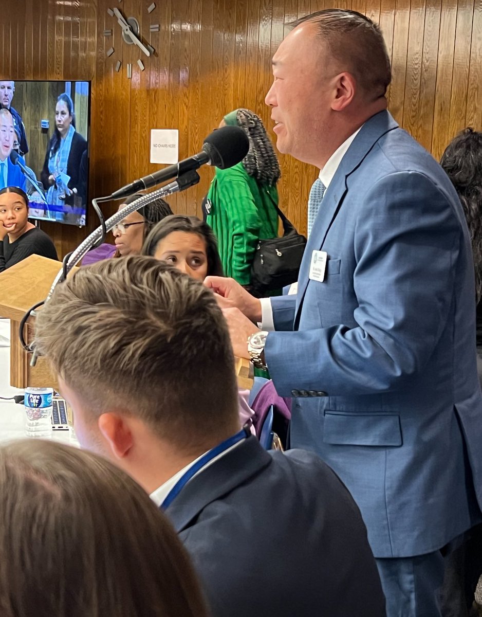 I had the opportunity to testify in front of Cook County President Toni Preckwinkle and the Cook County Commissioners this morning in order to support all students in Cook County.