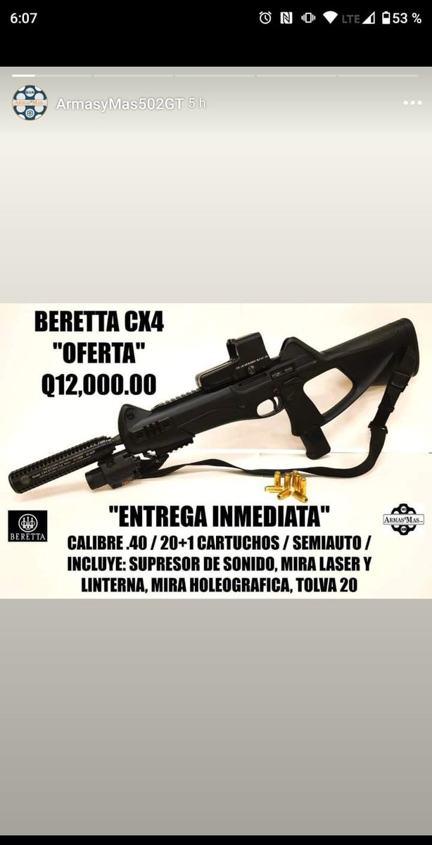 tacticayseggt's tweet image. Tengo entendido, según lo estipula las prohibiciones generales de la ley de armas y municiones q los supresores de sonido están prohibidos...