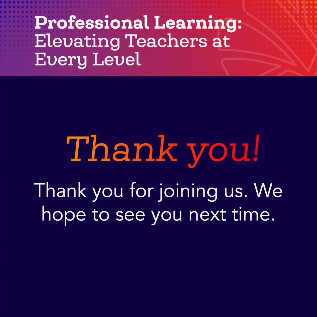 DrDonParker1's tweet image. Thanks for the great discussion tonight @TeachingChannel 
#TeachingChannelTalks 

Please follow me on X and I’ll be sure to follow you back. I learned a lot new from all of you tonight. Continue to 
#BeTheDrivingForce 
💪🏽💯🙌🏽❤️