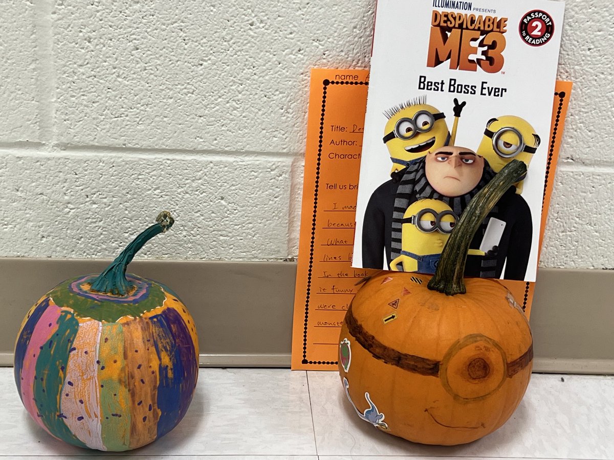 Walking down the Kinder hallway was a treat to the eyes! 👀 These pumpkins are soooo cute 😍 adorbs 🥰 precious and just plain delight just like the little kindergarteners themselves! 🥰😍❤️⁦<a href="/HortonsCreekES/">Hortons Creek ES</a>⁩