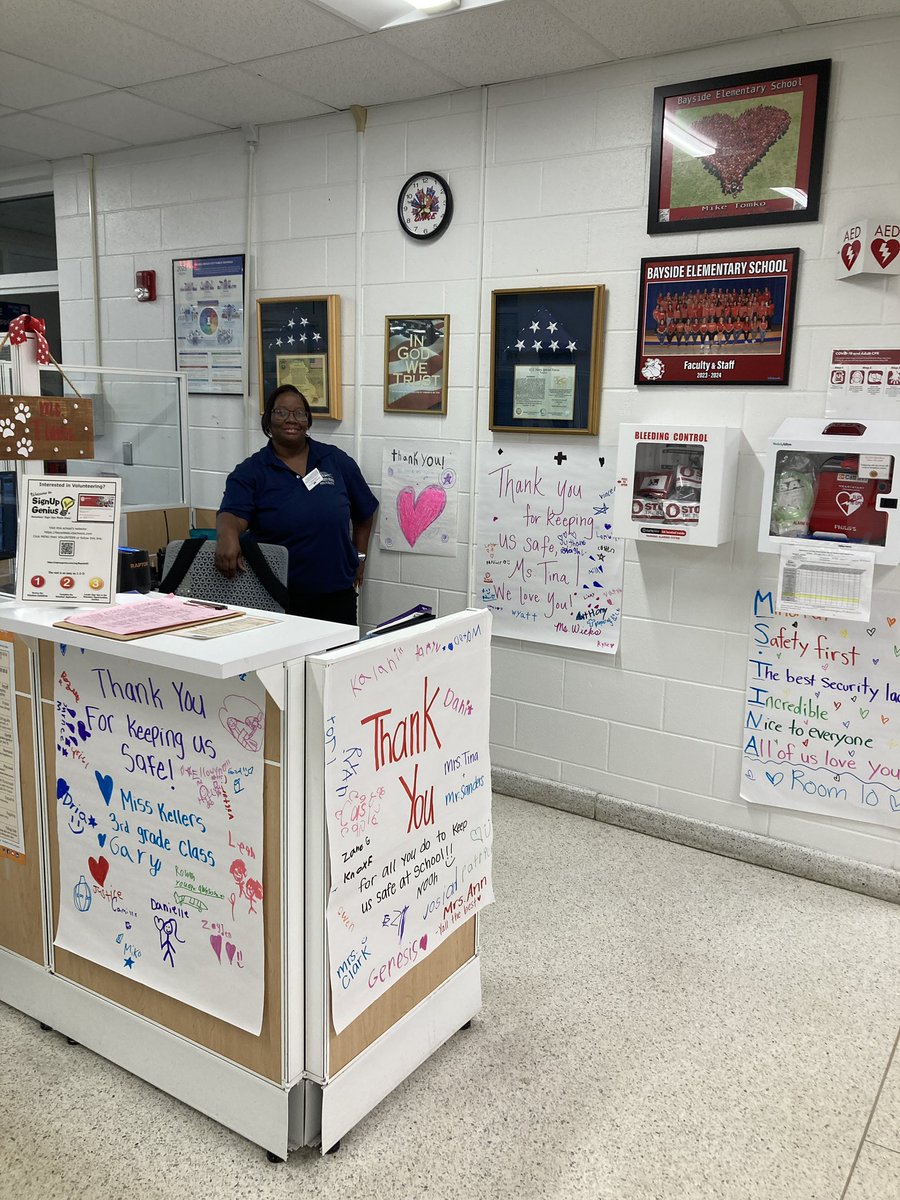 Amy Stratton (@amystratton10) on Twitter photo We are so grateful for Ms. Tina <a href="/BaysideBulldog/">Bayside Bulldogs</a>. She sees all and knows all- always keeping us safe. We love her! ❤️.
<a href="/Amanda_LoydVB/">Amanda Loyd</a> <a href="/vbschools/">VBSchools</a>
#securityrocks We are so grateful for Ms. Tina <a href="/BaysideBulldog/">Bayside Bulldogs</a>. She sees all and knows all- always keeping us safe. We love her! ❤️.
<a href="/Amanda_LoydVB/">Amanda Loyd</a> <a href="/vbschools/">VBSchools</a>
#securityrocks