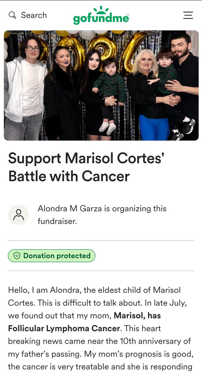 LeFicha's tweet image. Raza, hoy se los pido de corazon. Si pudieran ayudar a compartir se los agradeceria mucho. Ella es mi Tia, y en Julio fue diagnosticada con cancer. Ahora ya esta en tratamientos, y se busca apoyo. Con el simple hecho de difundir ayuda demaciado. Gracias 💙 gofund.me/5c37d86f