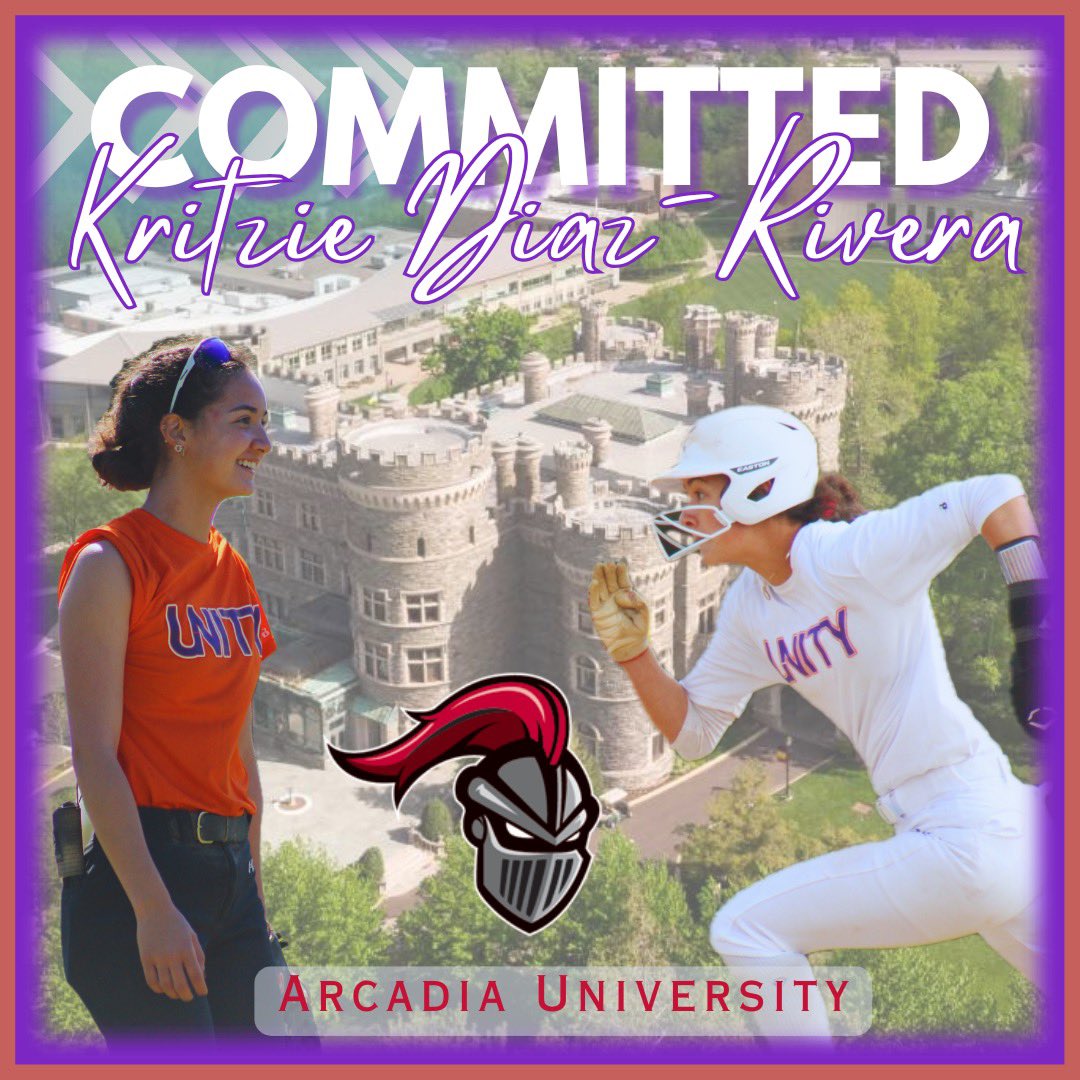 Unity LV 18u Snow (@unitylv18usnow) on Twitter photo We are so thrilled to announce Kritzie Diaz-Rivera has committed to advance her academic and athletic journey at Arcadia University!! Arcadia is lucky to have such a talented player. Congratulations to Kritzie and the Diaz-Rivera family! 🧡💜 <a href="/UnityNewJersey/">New Jersey Unity</a> <a href="/VAUnitySB/">Unity Softball</a> We are so thrilled to announce Kritzie Diaz-Rivera has committed to advance her academic and athletic journey at Arcadia University!! Arcadia is lucky to have such a talented player. Congratulations to Kritzie and the Diaz-Rivera family! 🧡💜 <a href="/UnityNewJersey/">New Jersey Unity</a> <a href="/VAUnitySB/">Unity Softball</a>
