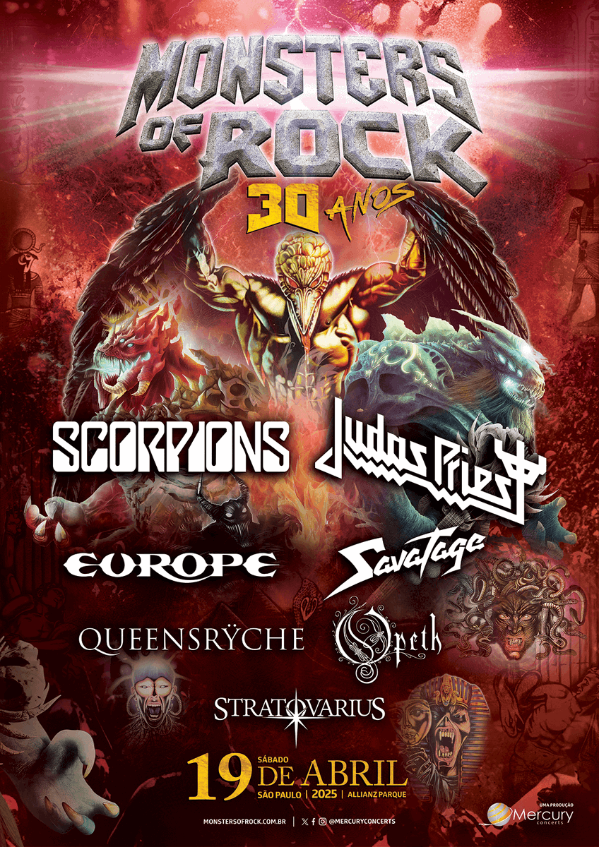 judaspriest's tweet photo. MONSTERS OF ROCK 2025 https://t.co/LpGjbyc8Q1