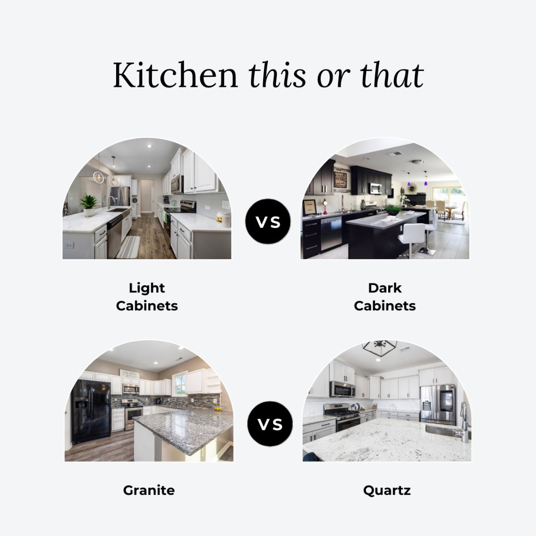HelloProjectUSA's tweet image. Dreaming of your perfect kitchen? 🏡✨ Light cabinets or dark? Granite or quartz countertops? No right answer—it&apos;s all about what feels like home! Quick facts:
Granite: Durable &amp;amp; unique. 🔥
Quartz: Low maintenance &amp;amp; versatile. 🌈 
What’s your pick? #KitchenGoals #HomeImprovement