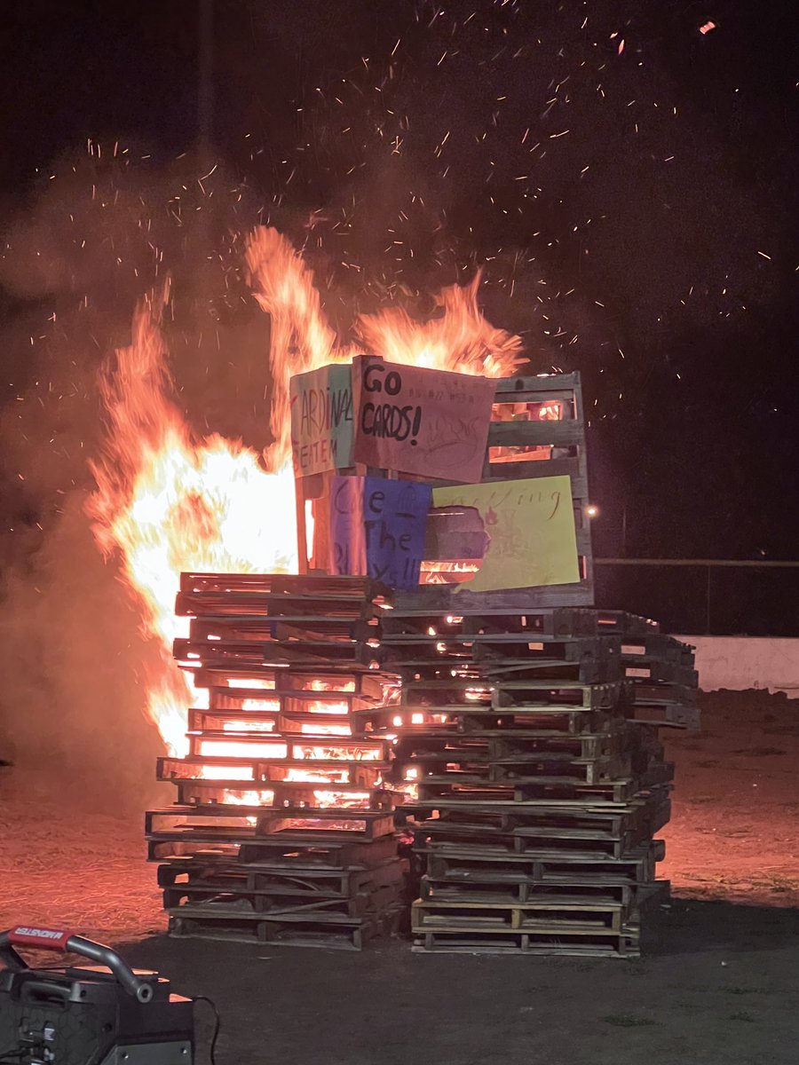 Special thank you to Amy Haxton for putting the homecoming bonfire