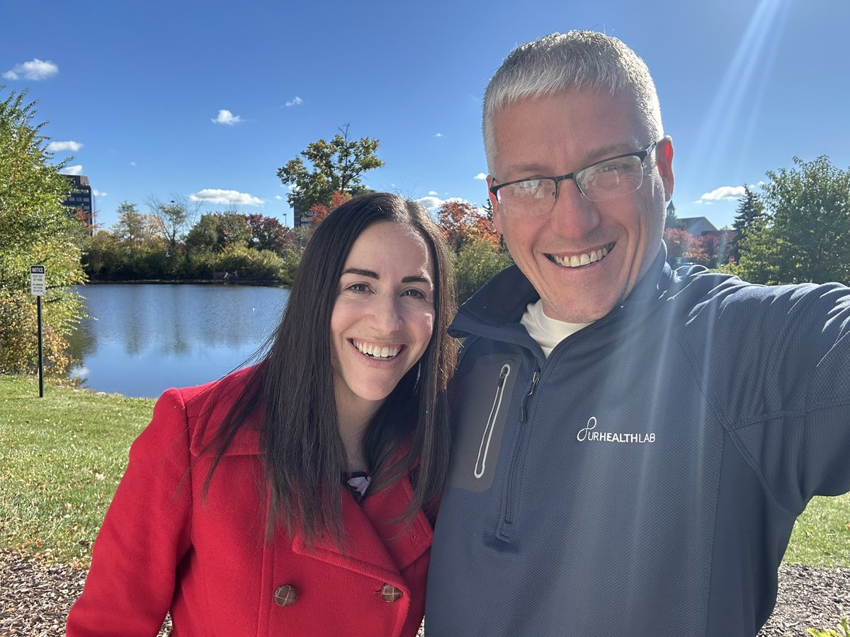 A beautiful fall day to end a great <a href="/adziorny/">Adam Dziorny</a> visit to Ann Arbor! Wonderful to hear about his inspiring clinical informatics work in clinical decision support &amp; in #meded (2 excellent talks!). Looking forward to continuing our collaboration to improve #GME precision education.