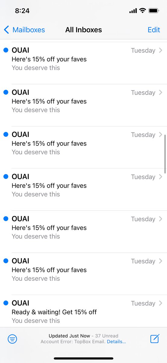 sarahstweeting's tweet photo. I love you @theouai but calm down https://t.co/XXObpHQMq9