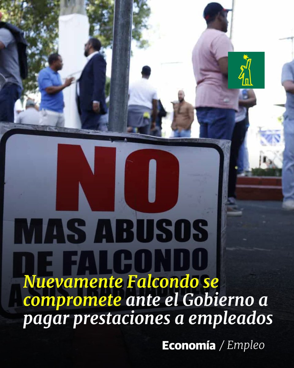 DiarioLibre's tweet photo. 💼 | #EmpleoDL | Acuerdo entre autoridades y sindicato para pago de prestaciones laborales en Falcondo
🔗https://t.co/fgn95dgkN8
#DiarioLibre #Noticias #Falcondo #Gobierno https://t.co/wgMxi78bdy