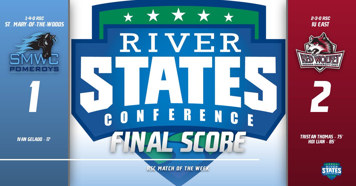 A dramatic win for <a href="/iueredwolves/">IU East Red Wolves</a>!

IU East scores twice in the final 20 minutes, winning the RSC Men’s Soccer Match of the Week and earning a key conference victory!