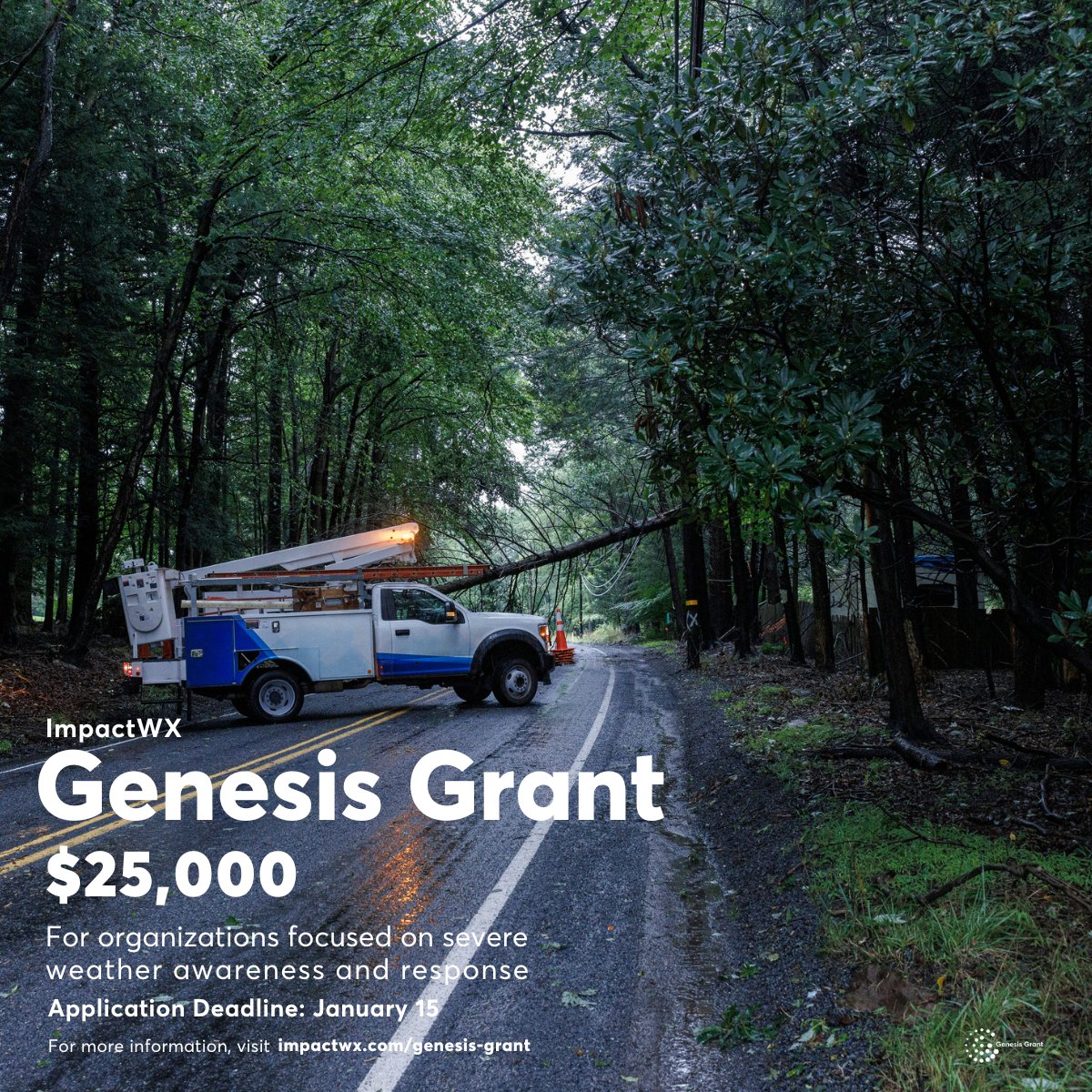 ImpactWX Genesis Grant - Year THREE let's gooooo!
The grant is now accepting applications for funding to community organizations that are developing new ideas related to severe weather preparedness, response and
awareness. For more information, head here: impactwx.com/genesis-grant