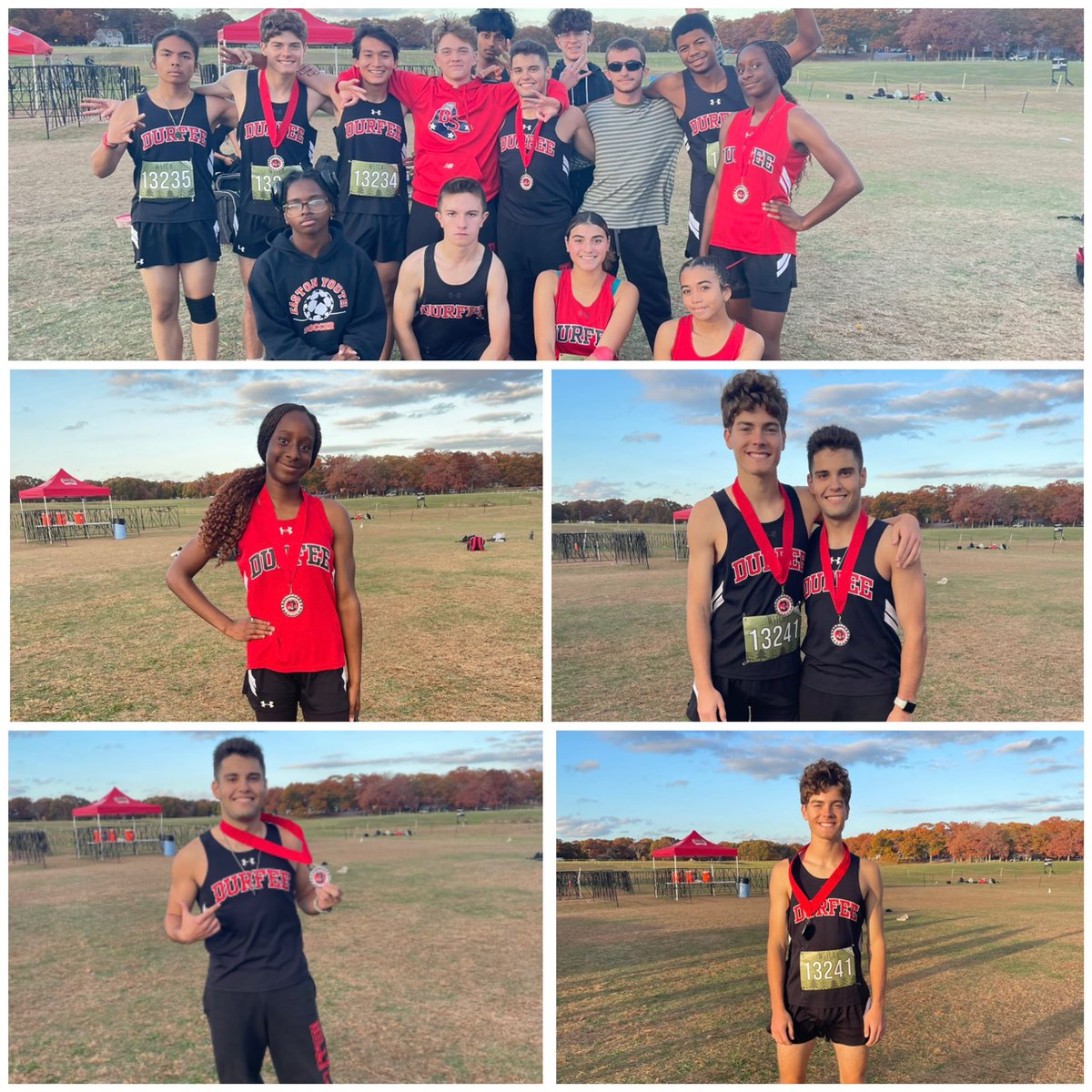 DurfeeAthletics's tweet photo. On the girls side, Shayla Harrison placed 9th overall and first for Durfee. Shayla and Gretta Moniz got personal bests for the season. Durfee Boys will continue their seasons until November 9th and run at the Division I championship. @frps_durfee https://t.co/GIzne4YcKe