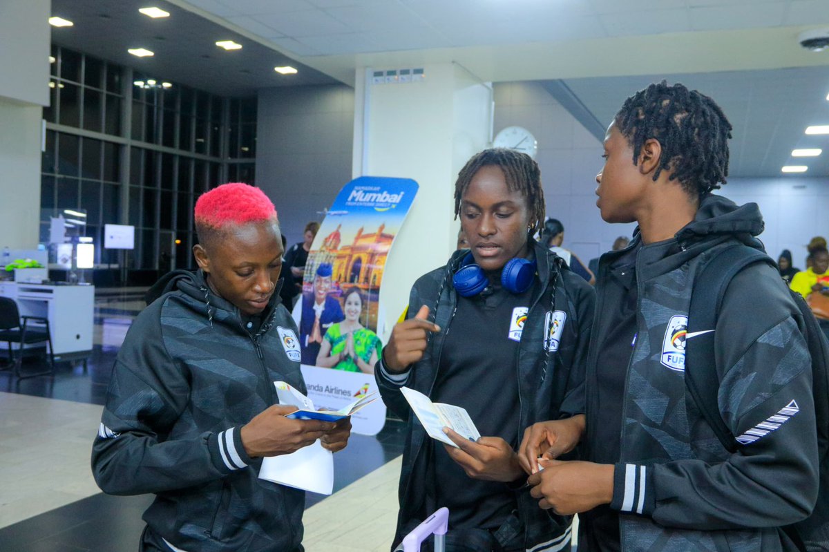 CrestedCranes's tweet photo. ✈️ Next stop, Kinshasa, DR Congo 🇨🇩
#WomenFootballUG https://t.co/UrqnqLMGnM