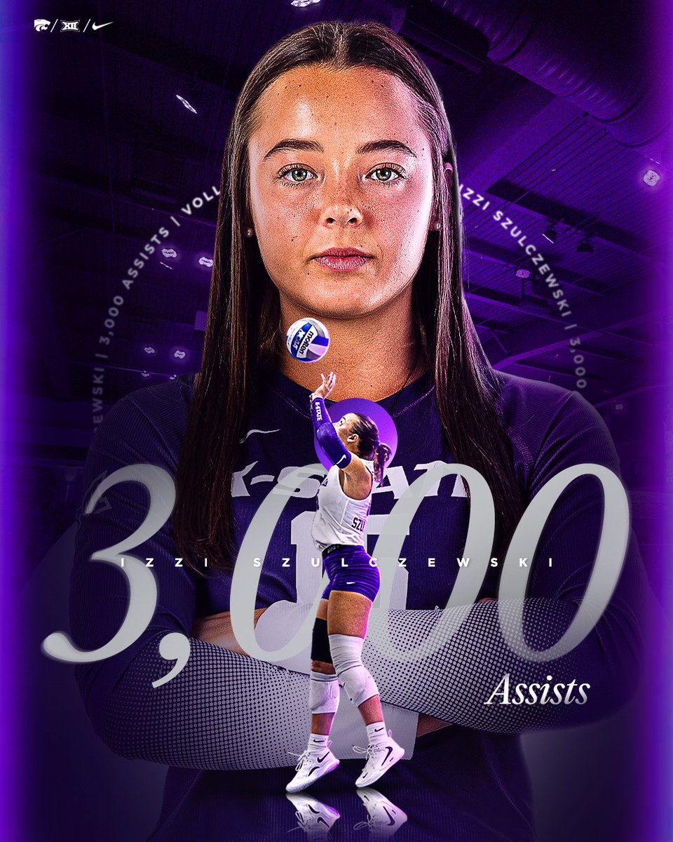 K-State Volleyball (@kstatevb) on Twitter photo She's a machine ๐
<a href="/izziski/">Izzi Szulczewski</a> hits 3K career assists in tonightโs match vs Utah โผ๏ธ She's a machine ๐
<a href="/izziski/">Izzi Szulczewski</a> hits 3K career assists in tonightโs match vs Utah โผ๏ธ