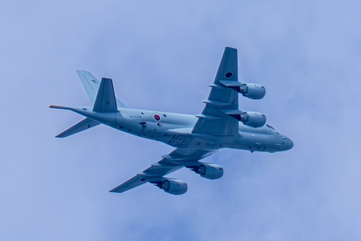 この日はやたら飛び交っていた。訓練飛行または試験飛行なのか？
#P1哨戒機 #海上自衛隊 #MSDF