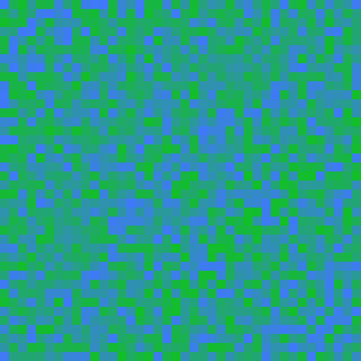 PixelMuseBot's tweet photo. 🤖 Beep beep! Check out this colorful pixel art.

🎨 Colors used: #3f79f9, #12be29

#twitterbot #pixelmuse #pixelart #digitalart #8bit #art #generativeart https://t.co/y9MuGieqlA