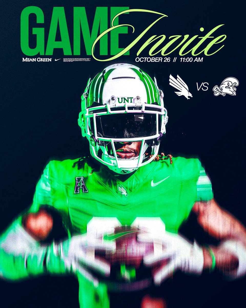 I will be at <a href="/MeanGreenFB/">UNT Football</a> this Saturday for a Game Day Visit!! Thank you <a href="/TrustMyEyesO/">⭕️FFERTUNITY</a> for the invite! <a href="/Kickslide/">Tony Gagliano Johnson -Texas AD, RAA</a> <a href="/CoachEvans57/">Mike Evans</a>