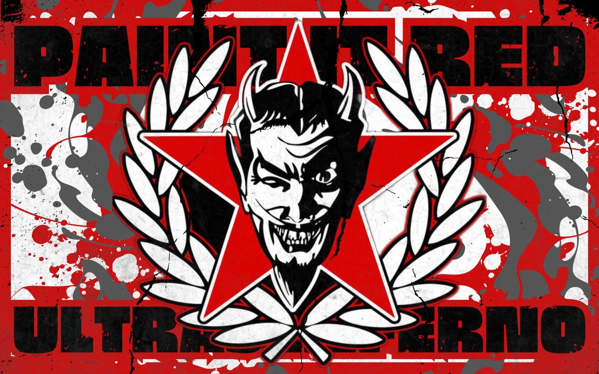 StickersRSCL's tweet photo. "Paint It Red", Ultras Inferno 1996. 

(fan art) https://t.co/Y9sKyhwR4P