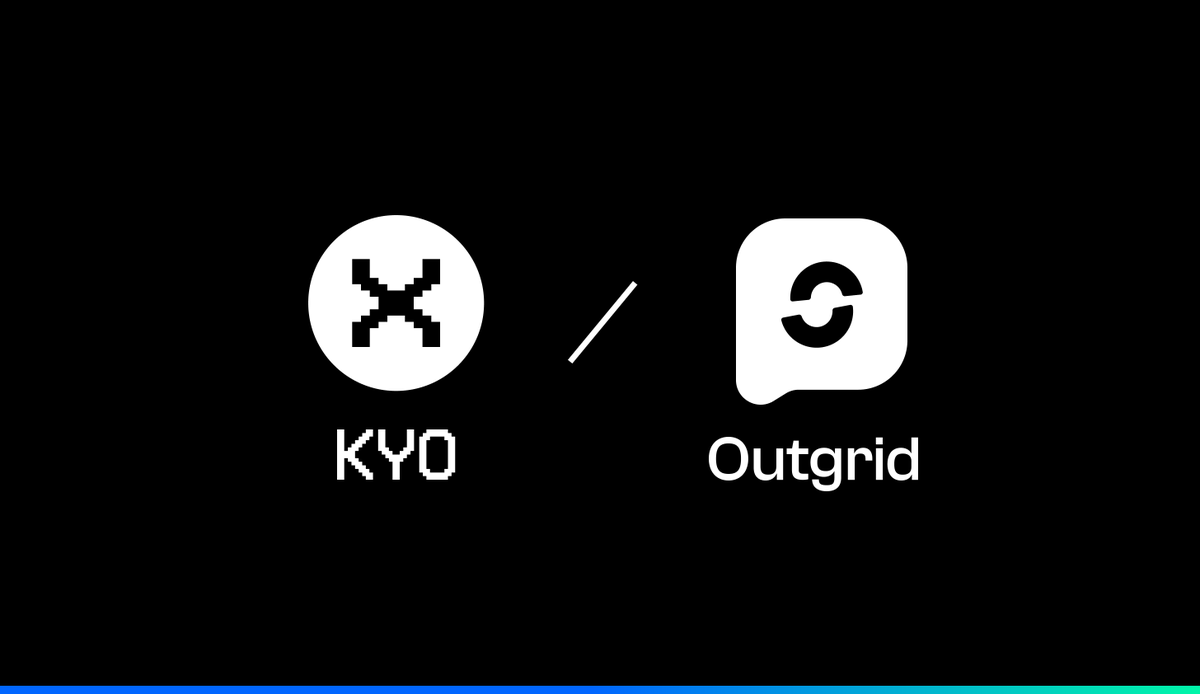 OutgridApp's tweet photo. Outgrid is partnering with @kyofinance 🚀

Imagine swapping assets as effortlessly as exchanging currencies on your favourite app. Eager to discover what's next? 🐇🔑 The adventure is just getting started... https://t.co/HN6187YbeE