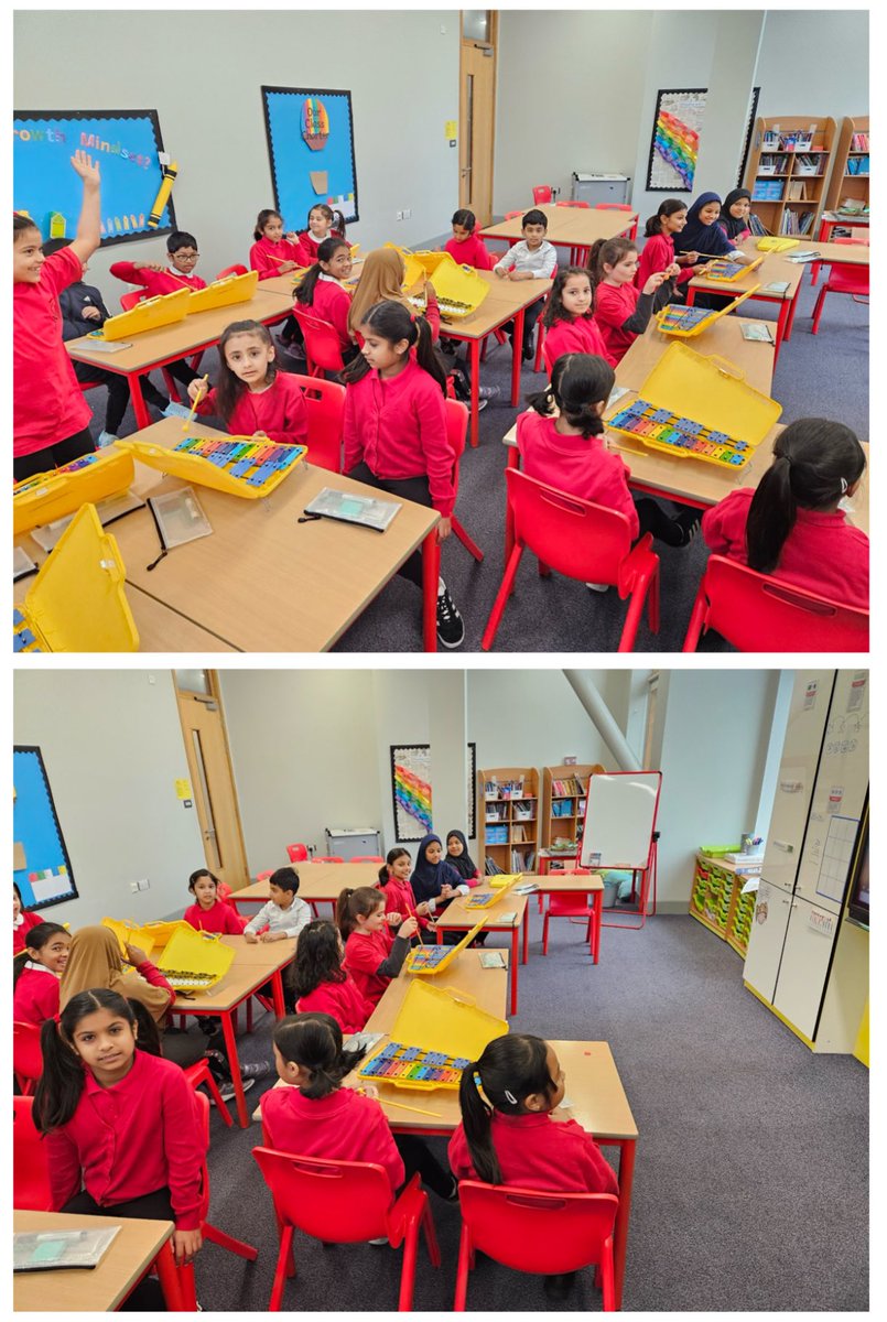During music, Hazel class have been learning a song called Hoedown and then they played the tune using their glockenspiels.