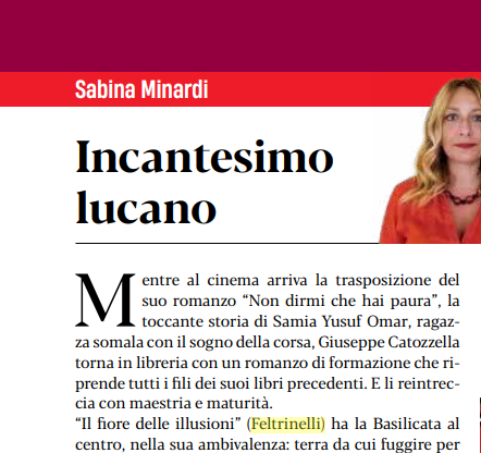"Abbracci che avvolgono il lettore di calore, d'amicizia. Intuizioni, ricordi, appunti, tracce di vita disseminata dalle parti del cuore". <a href="/gcatozzella/">giuseppe catozzella</a> protagonista su <a href="/espressonline/">L'Espresso</a> con il suo nuovo libro "Il fiore delle illusioni"