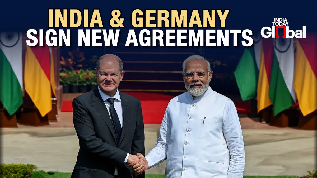 ITGGlobal's tweet image. Delhi: PM Modi meets German Chancellor Olaf Scholz 

PM Modi talks about visas to Indians by Germany that will help the German economy at the Asia Pacific conference of German businesses

#pmmodilive #pmmodilivespeech #asiapacificconferenceofgermanbusiness #modi #Scholz