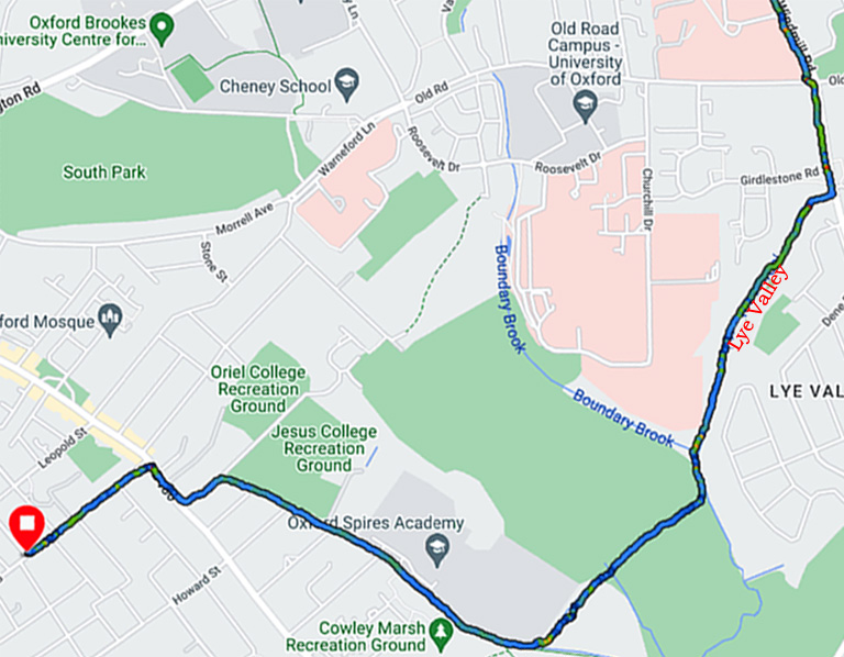 HeadingtonNews's tweet image. Here's a pleasant walk from Headington to Taste Tibet via the Lye Valley (and you can return via the Warneford Meadow if you would like a change)
