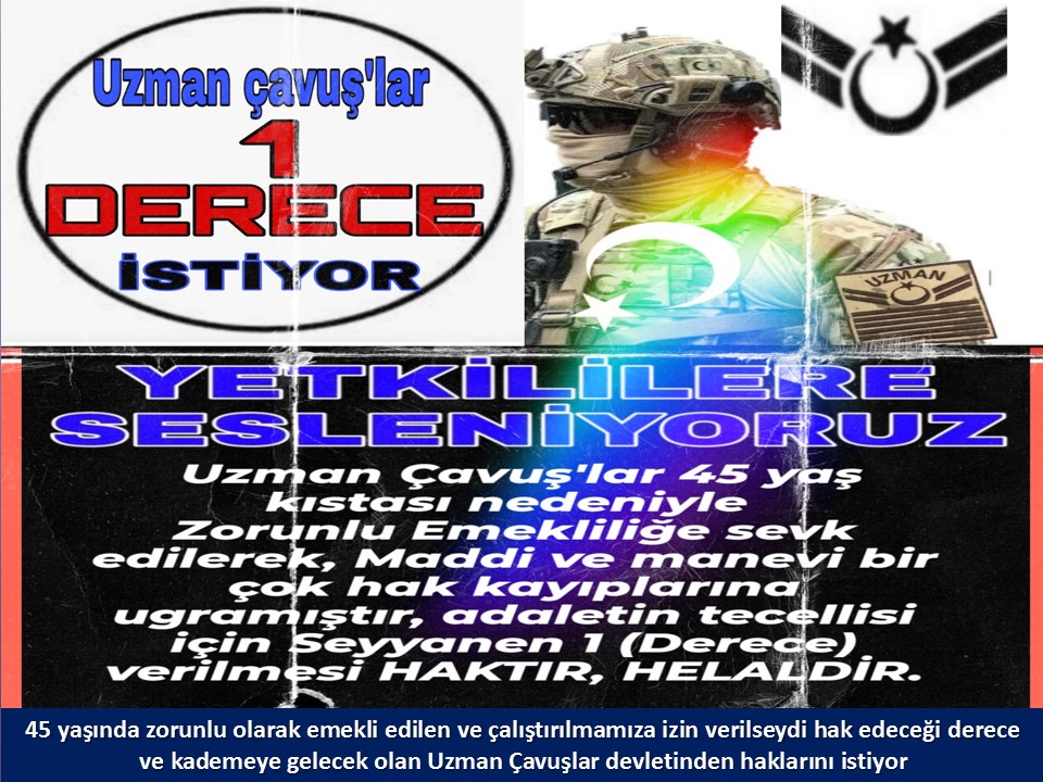 #NotereSözVatanaCanVerdik
#UzmanÇavuş
#BirDereceHak
<a href="/RTErdogan/">Recep Tayyip Erdoğan</a>
<a href="/tcsavunma/">T.C. Millî Savunma Bakanlığı</a>
<a href="/hulusiakarmedya/">Hulusi AKAR</a>
<a href="/Akparti/">AK Parti</a>
<a href="/nacibostanci/">M. Naci Bostancı</a>
<a href="/akbasogluemin/">Av. M.Emin AKBAŞOĞLU 🇹🇷</a>
<a href="/AliYerlikaya/">Ali Yerlikaya</a>
<a href="/UlviYonter/">Dr.İzzet Ulvi YÖNTER</a>
<a href="/dbdevletbahceli/">Devlet Bahçeli</a>
<a href="/mustafaelitas/">Mustafa Elitaş</a>
<a href="/UlviYonter/">Dr.İzzet Ulvi YÖNTER</a>
<a href="/erkanakcay45/">Erkan Akçay</a>
<a href="/dijital/">Dijital</a>
<a href="/alitilkici38/">Ali Tilkici 🇹🇷</a>