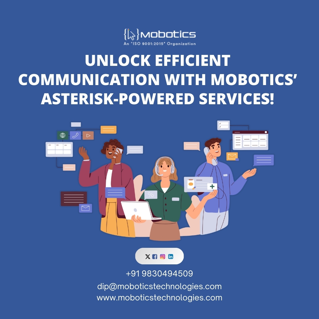 MoboticsTech1's tweet image. Unlock Efficient Communication with Mobotics’ Asterisk-Powered Services! 
#AsteriskSolutions #MoboticsTechnologies #EfficientCommunication #VoIP #BusinessGrowth #SeamlessCommunication #TechInnovation #AsteriskIntegration