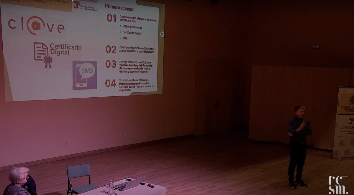 RCSM VictoriaEugenia (@rcsmve) on Twitter photo El pasado martes tuvimos disfrutamos de la charla impartida por Francisco José Clemente explicando todas las posibilidades que nos brinda la aplicación de la Seguridad Social. Muchas gracias! El pasado martes tuvimos disfrutamos de la charla impartida por Francisco José Clemente explicando todas las posibilidades que nos brinda la aplicación de la Seguridad Social. Muchas gracias!