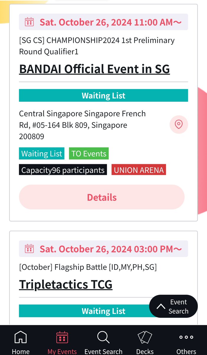Absolute drought of events this month from bandai🫠

Played 1 struggle battle for UA
And 0 FS Slots for one piece this month